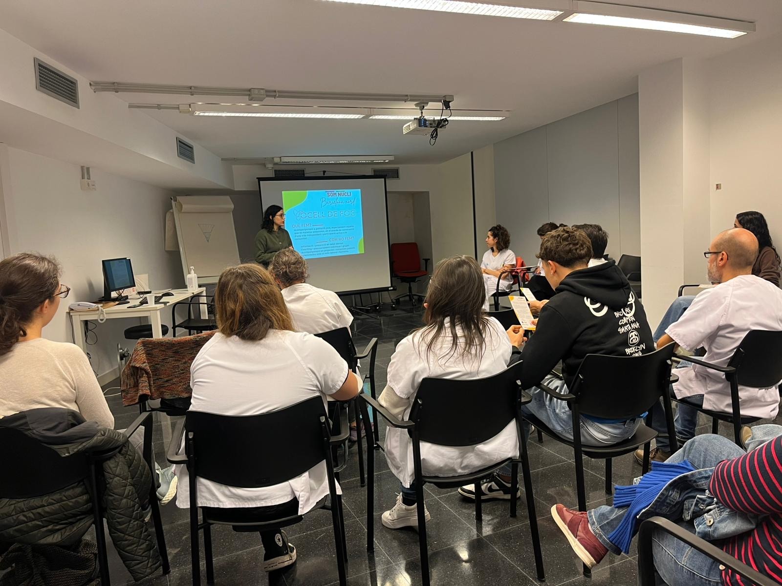 Presentació programa Ocell de Foc al CAP Guinardo